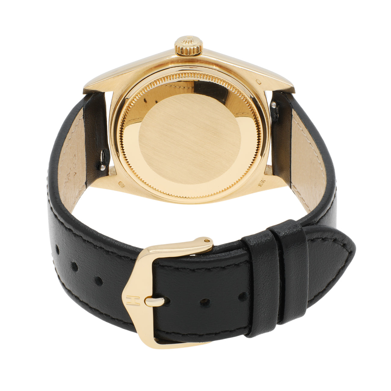 Exclusive Rolex 18K Yellow Gold Datejust 36 16018 — Side View