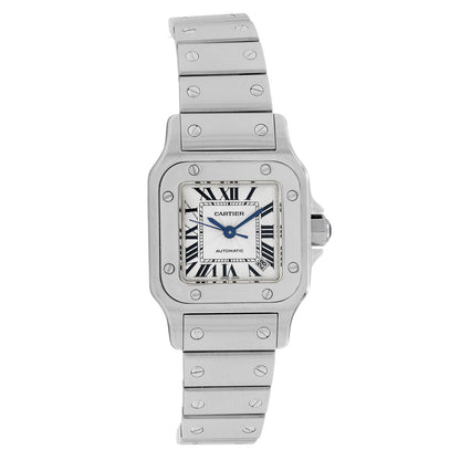 Exclusive Cartier Stainless Steel Automatic Santos Galbee 2423 — Front View