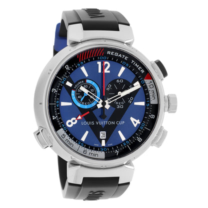 Exclusive Louis Vuitton Tambour Regatta Chronograph Q102D — Front View