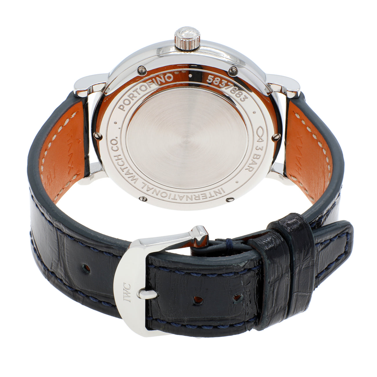Exclusive IWC Stainless Steel Diamond Portofino 37mm Automatic IW458111 — Side View