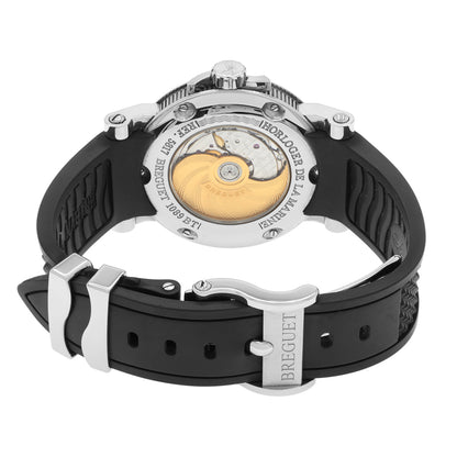Exclusive Breguet Stainless Steel Marine Big Date 5817ST — Side View