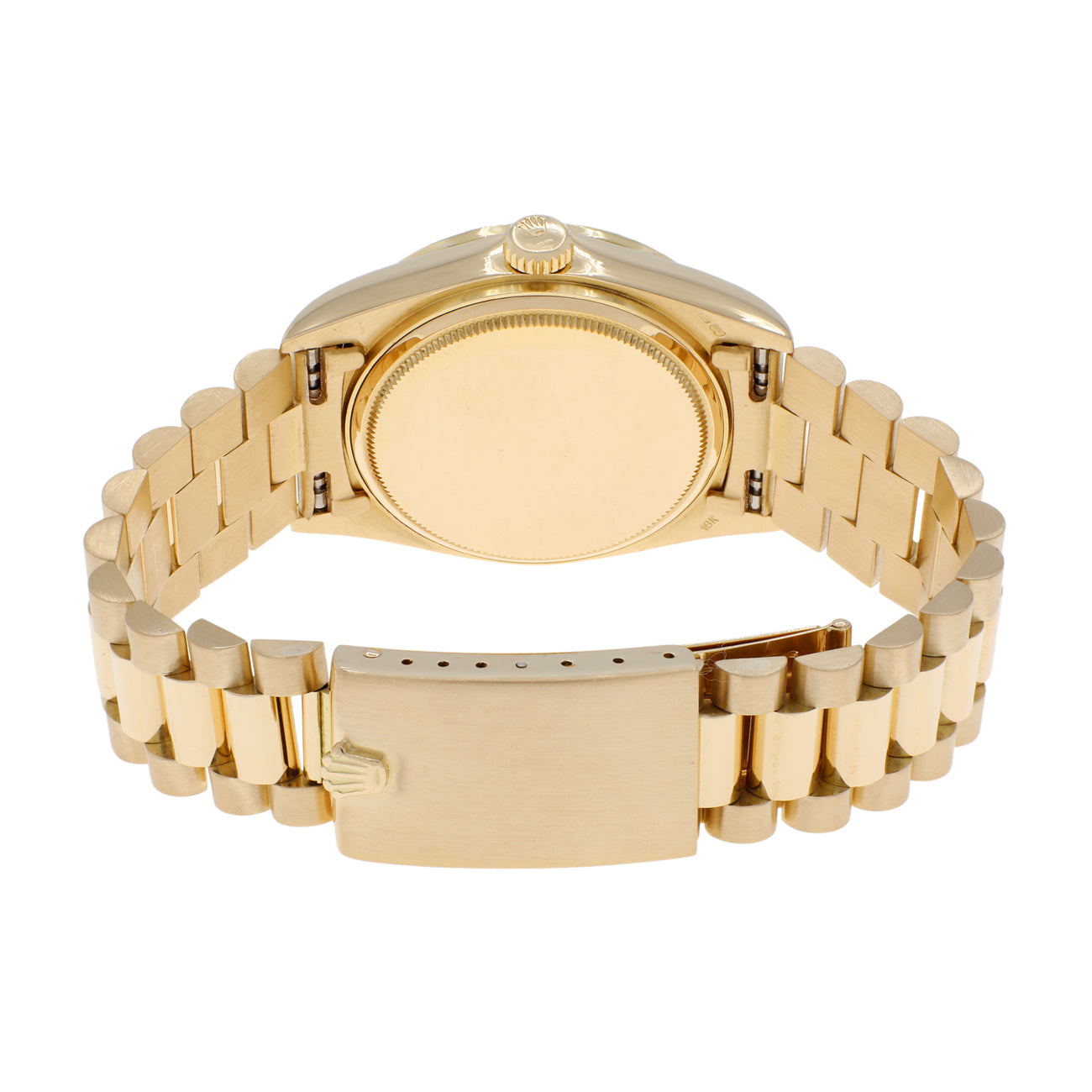 Exclusive Rolex 18K Yellow Gold Day-Date President 18038 — Side View