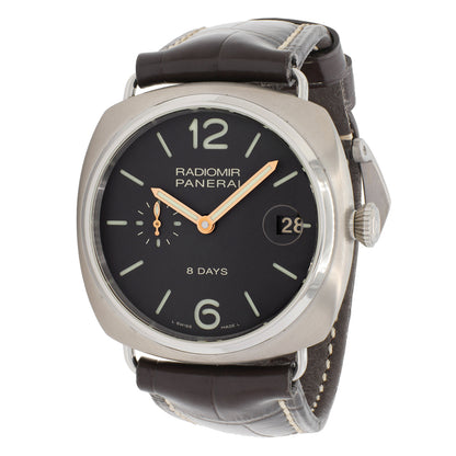 Exclusive Panerai Titanium Radiomir 8 Days PAM00346 — Front View