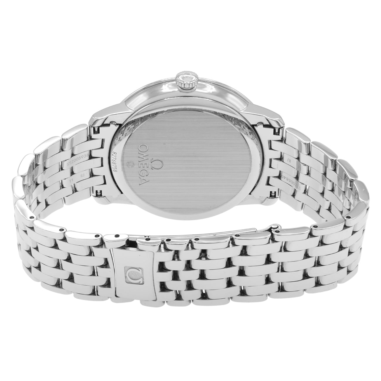 Exclusive Omega Stainless Steel De Ville Prestige Co-Axial 39.5mm 424.10.40.20.01.001 — Side View