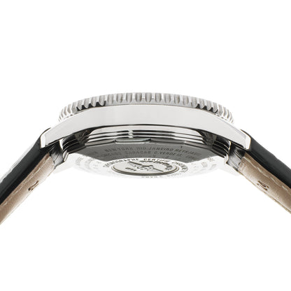 Exclusive Breitling Stainless Steel Navitimer World A24322 — Back View