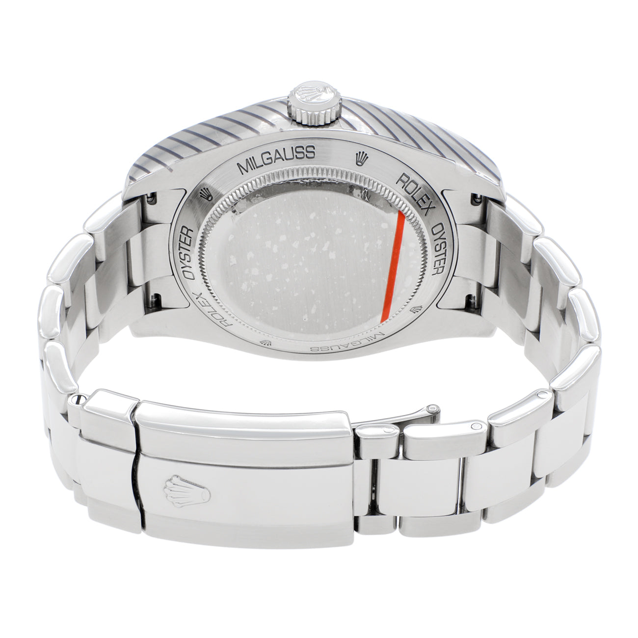 Exclusive Rolex Stainless Steel Oyster Perpetual Milgauss 116400GV — Side View
