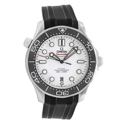 Exclusive Omega Stainless Steel Seamaster Diver 300M 210.32.42.20.04.001 — Front View