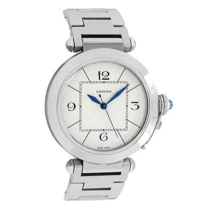 Exclusive Cartier Stainless Steel 42mm Pasha W31072M7 — Front View