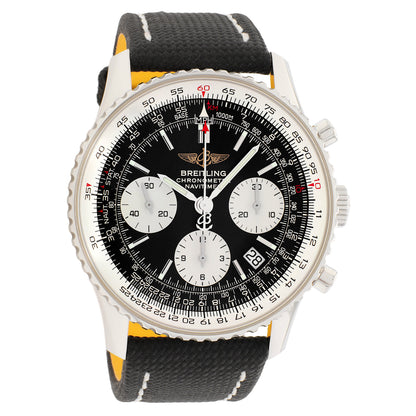 Exclusive Breitling Stainless Steel Navitimer A23322 — Front View