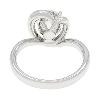 Exclusive 18K White Gold 1.14 Carat Diamond Solitaire Ring — 3.5 — Back View