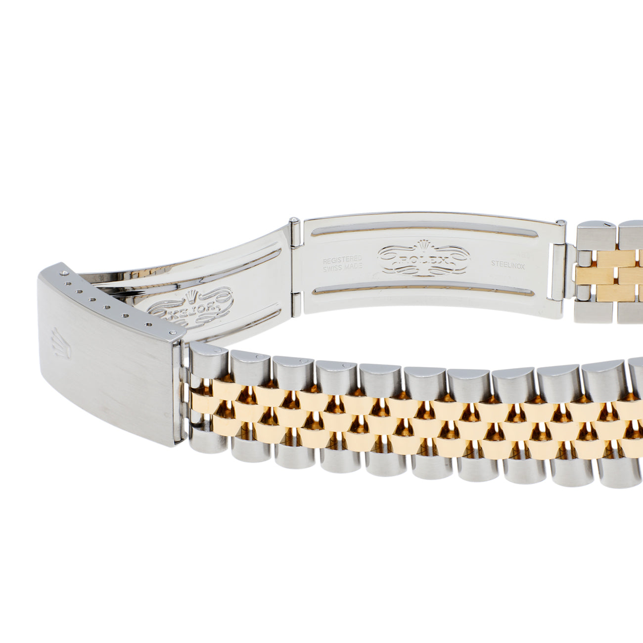 Exclusive Rolex Stainless Steel 18K Yellow Gold Datejust 36 16233 — Top View