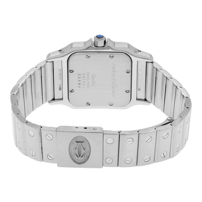 Exclusive Cartier Stainless Steel Santos Galbee Quartz 987901 — Side View