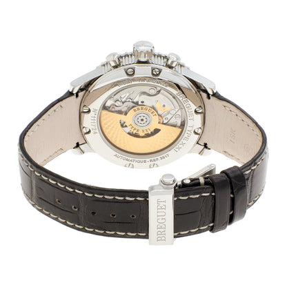 Exclusive Breguet Stainless Steel Type XXI Transatlantique Flyback Chronograph 3817ST/X2/3ZU — Side View