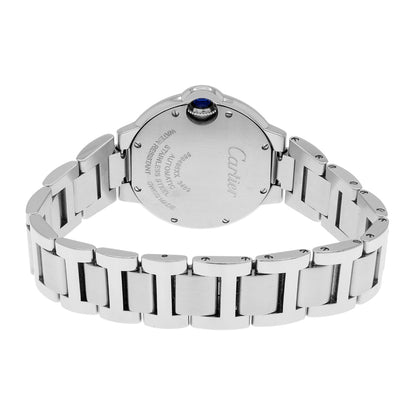 Exclusive Cartier Stainless Steel Ballon Bleu 33mm W6920071 — Side View