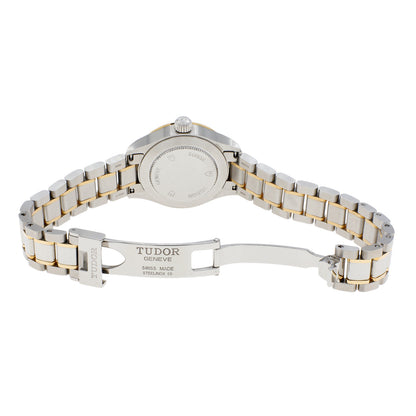 Exclusive Tudor Stainless Steel 18K Yellow Gold Style 12103 — Top View