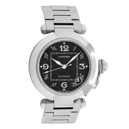 Exclusive Cartier Stainless Steel Pasha C W31043M7 — Front View