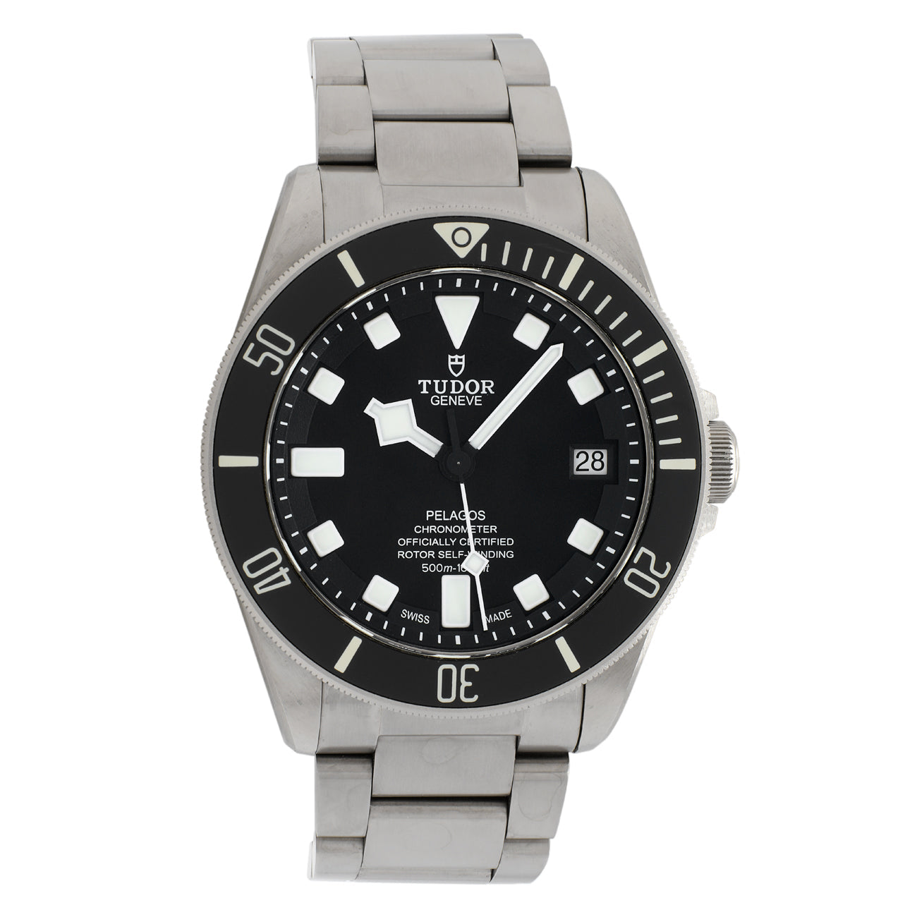 Exclusive Tudor Titanium Pelagos M25600TN-0001 — Front View
