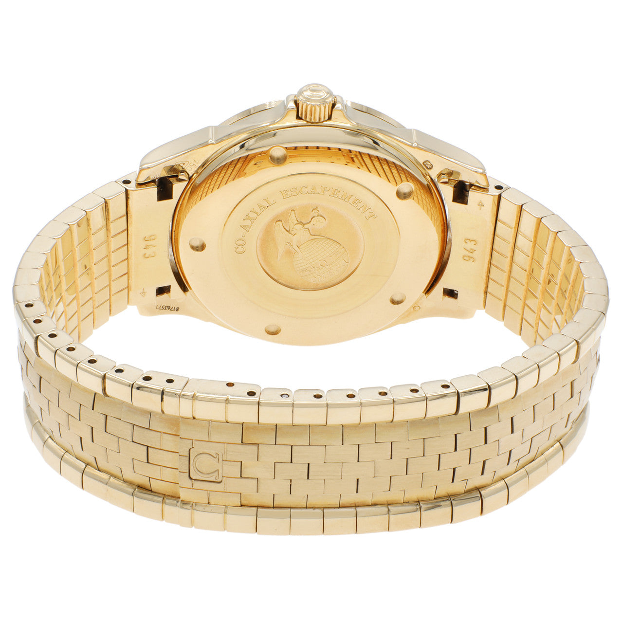 Exclusive Omega DeVille 18K Yellow Gold Co-Axial 37.5mm 4631.80.33 — Side View