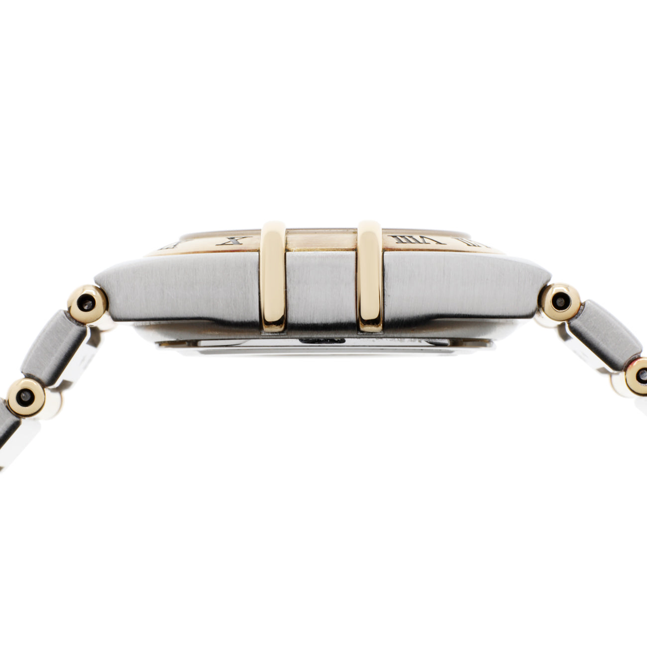 Exclusive Omega Stainless Steel 18K Yellow Gold Constellation Quartz 1262.10.00 — Back View