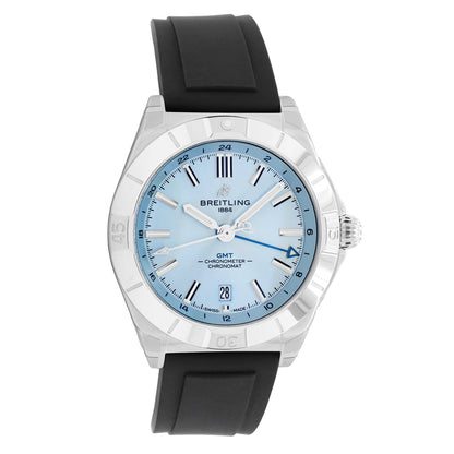 Exclusive Breitling Stainless Steel Chronomat GMT P32398101C1S1 — Front View