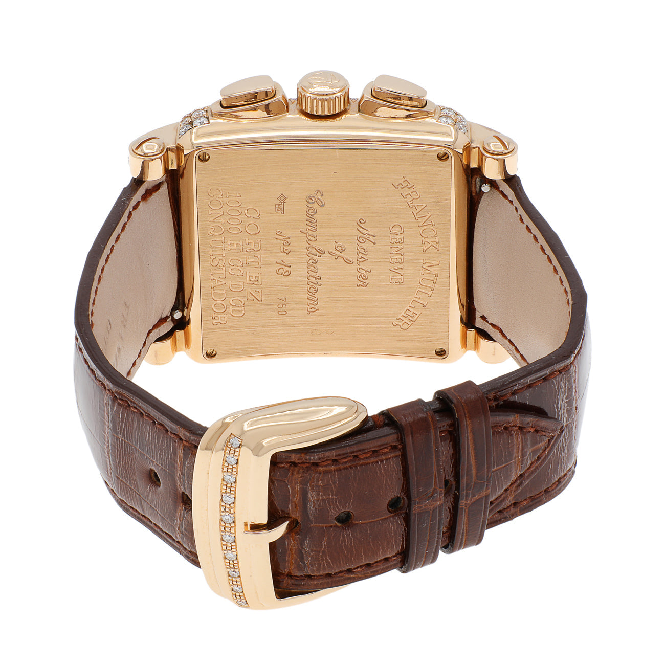 Exclusive Franck Muller 18K Rose Gold Conquistador Cortez 10000 K CC D CD — Side View