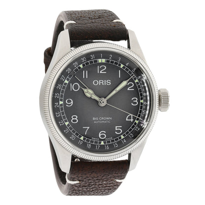 Exclusive Oris x Cervo Volante Big Crown Pointer Date 01 754 7779 4063 — Front View