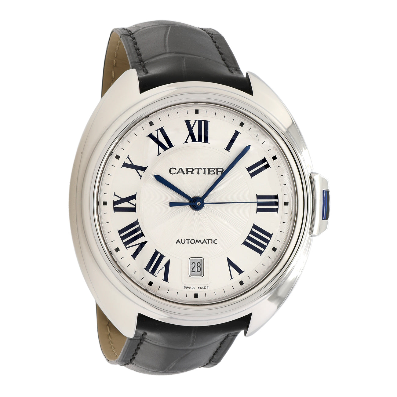 Exclusive Cartier Stainless Steel Cle De Cartier WSCL0018 — Front View