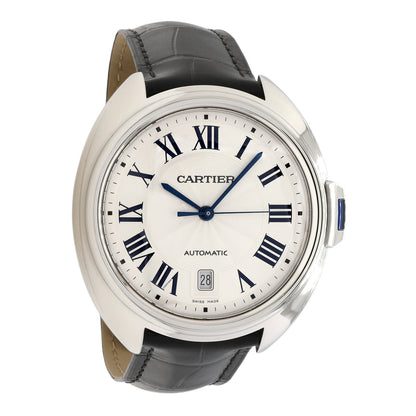 Exclusive Cartier Stainless Steel Cle De Cartier WSCL0018 — Front View