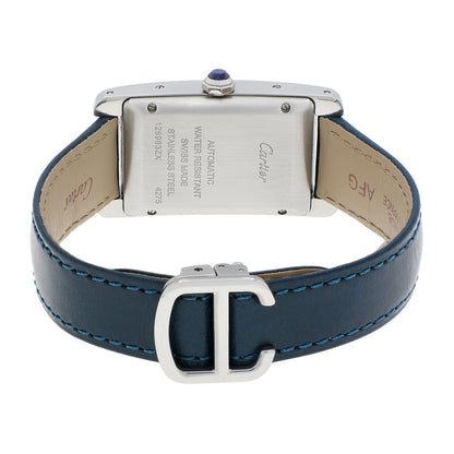 Exclusive Cartier Stainless Steel Tank Americaine Medium WSTA0017 — Side View