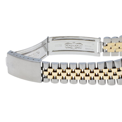 Exclusive Rolex Stainless Steel 18K Yellow Gold Datejust 36 16013 — Top View
