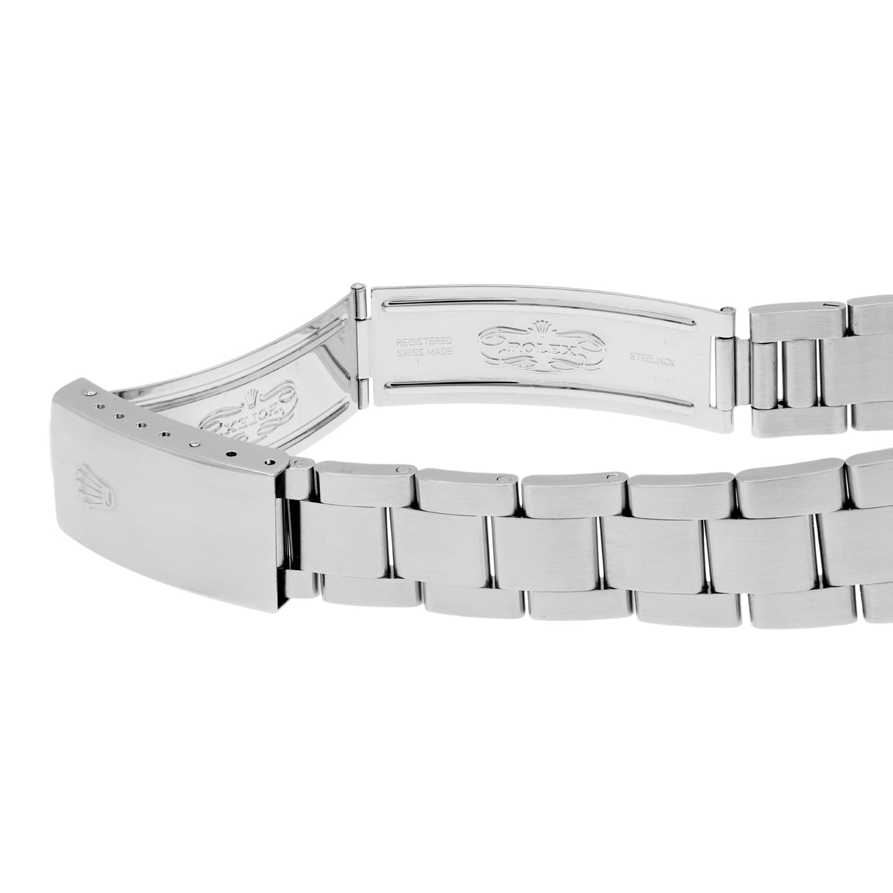 Exclusive Rolex Stainless Steel Oyster Perpetual 77080 — Top View