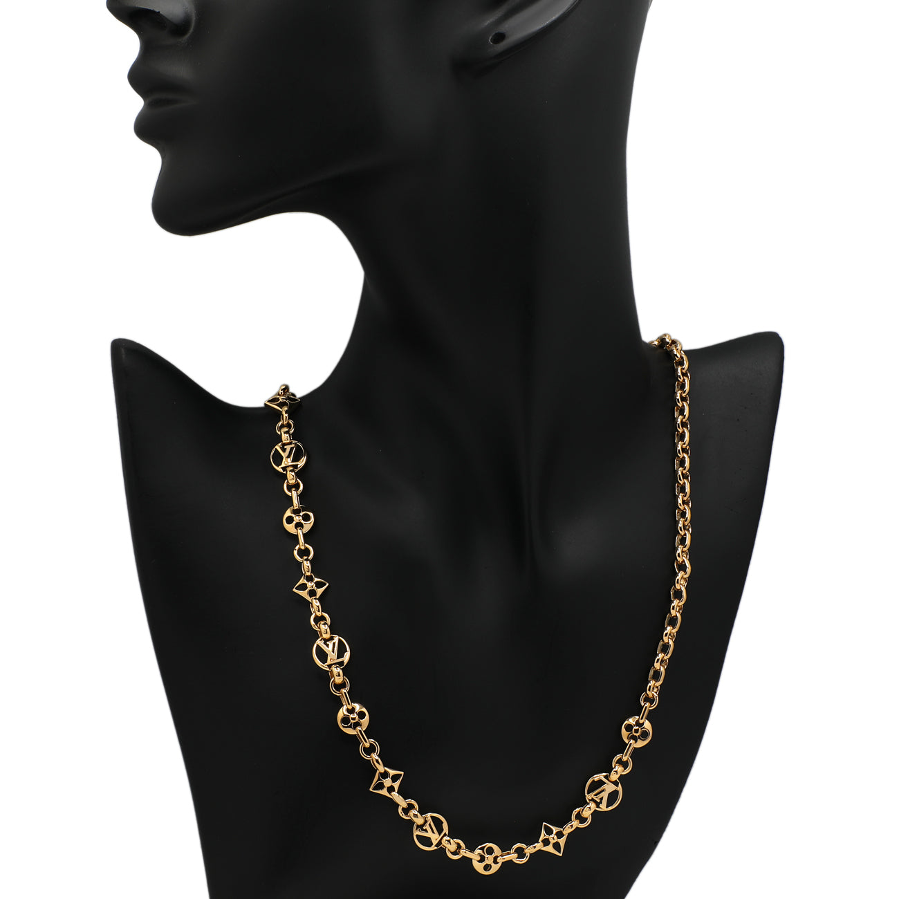 Exclusive Louis Vuitton Crazy In Lock Necklace — Back View