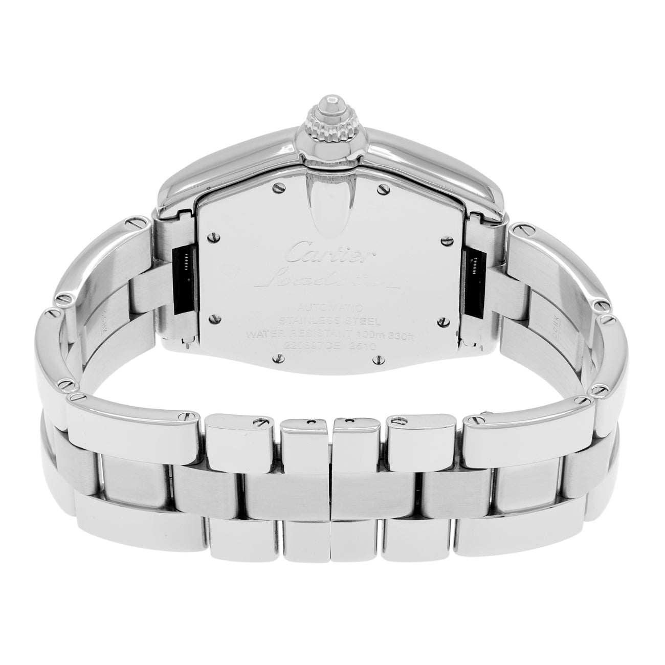 Exclusive Cartier Stainless Steel Roadster W62025V3 2510 — Side View