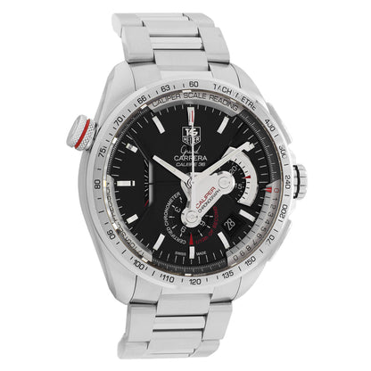 Exclusive Tag Heuer Stainless Steel Grand Carrera CAV5115.BA0902 — Front View