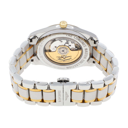 Exclusive Longines Stainless Steel 18K Yellow Gold Master Collection L2.793.5.37.7 — Side View