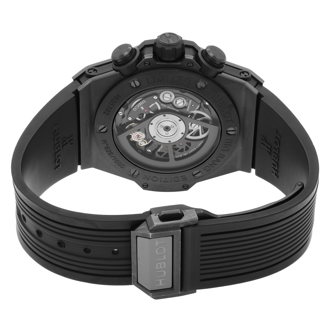 Exclusive Hublot Ceramic Big Bang Unico All Black 411.CI.1110.RX — Side View