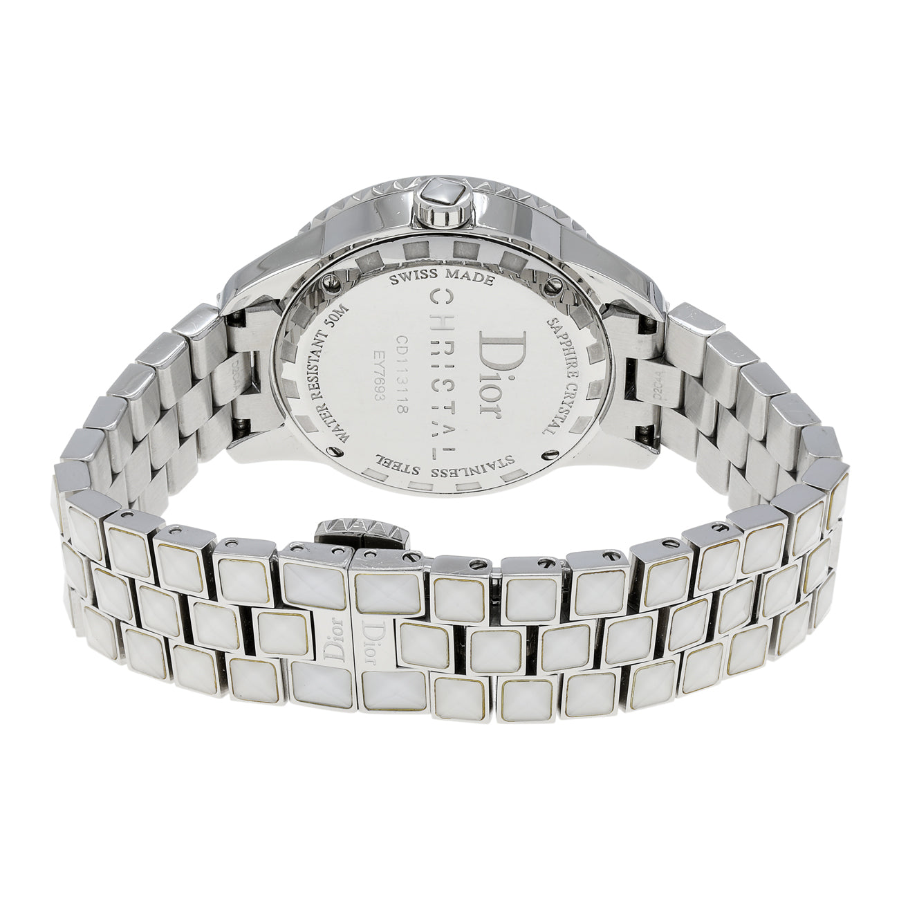 Exclusive Christian Dior Stainless Steel Christal CD113118 — Side View