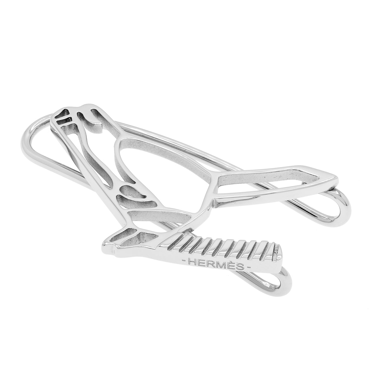 Exclusive Hermes Jolly Jumper Bill Clip — Back View