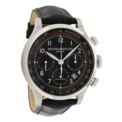 Exclusive Baume & Mercier Stainless Steel Capeland MOA10084 — Front View