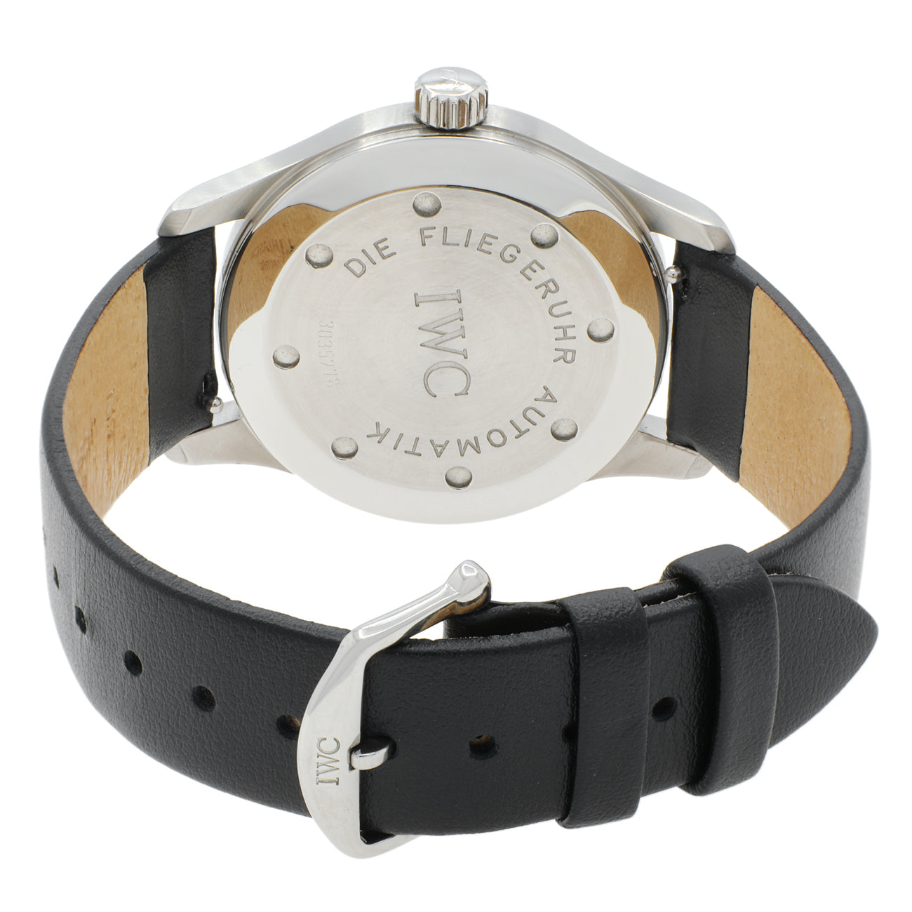 Exclusive IWC Stainless Steel Pilot Mark XV IW325314 — Side View