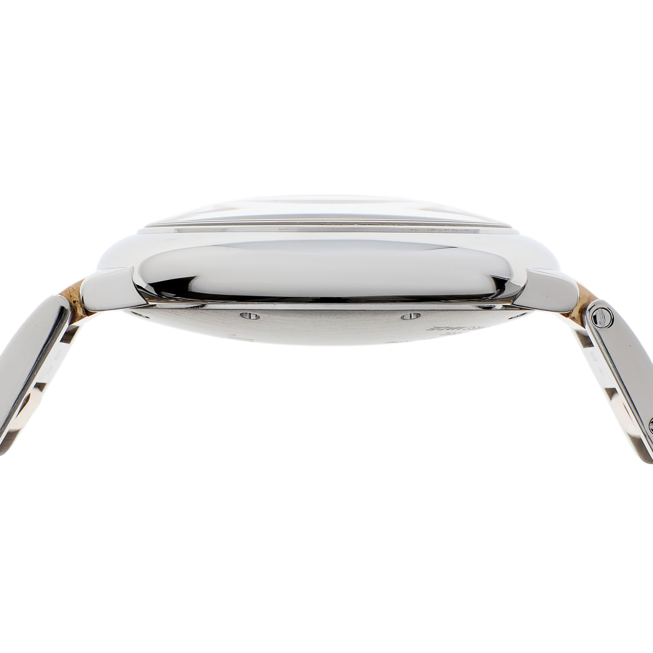 Exclusive Cartier Stainless Steel 18K Rose Gold Ballon Bleu 36mm W6920033 — Back View