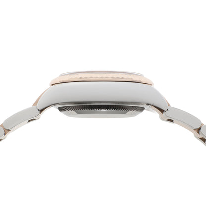 Exclusive Rolex Stainless Steel 18K Rose Gold Datejust 28 279171 — Back View