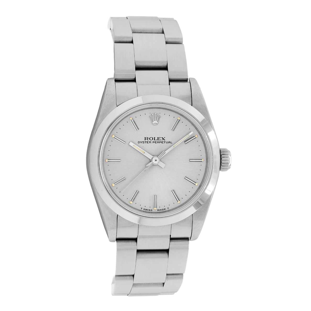 Exclusive Rolex Stainless Steel Oyster Perpetual 31 67480 — Front View