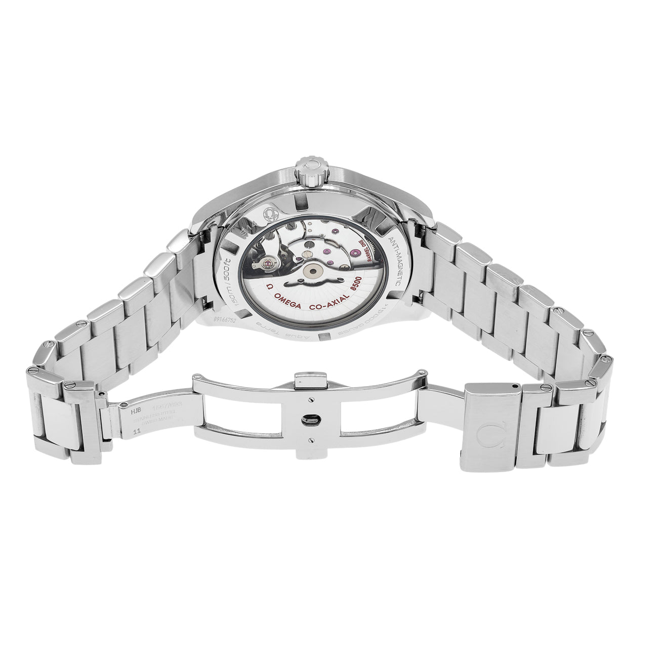Exclusive Omega Stainless Steel Seamaster Aqua Terra 231.10.42.21.02.004 — Top View