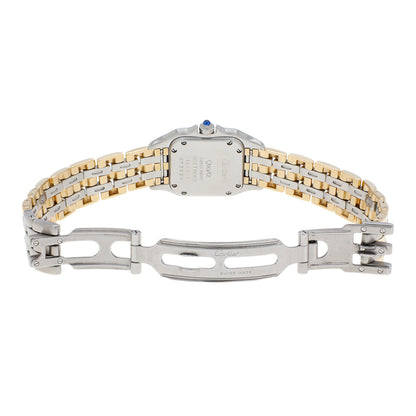 Exclusive Cartier Stainless Steel 18K Yellow Gold Panthere 166921 — Top View