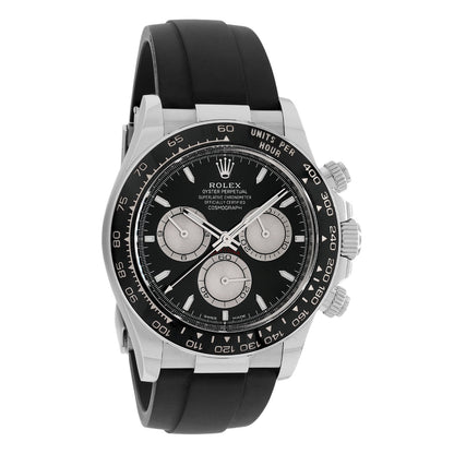 Exclusive Rolex 18K White Gold Cosmograph Daytona 126519LN — Front View