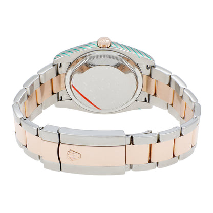 Exclusive Rolex Stainless Steel 18K Rose Gold Datejust 36 116201 — Side View