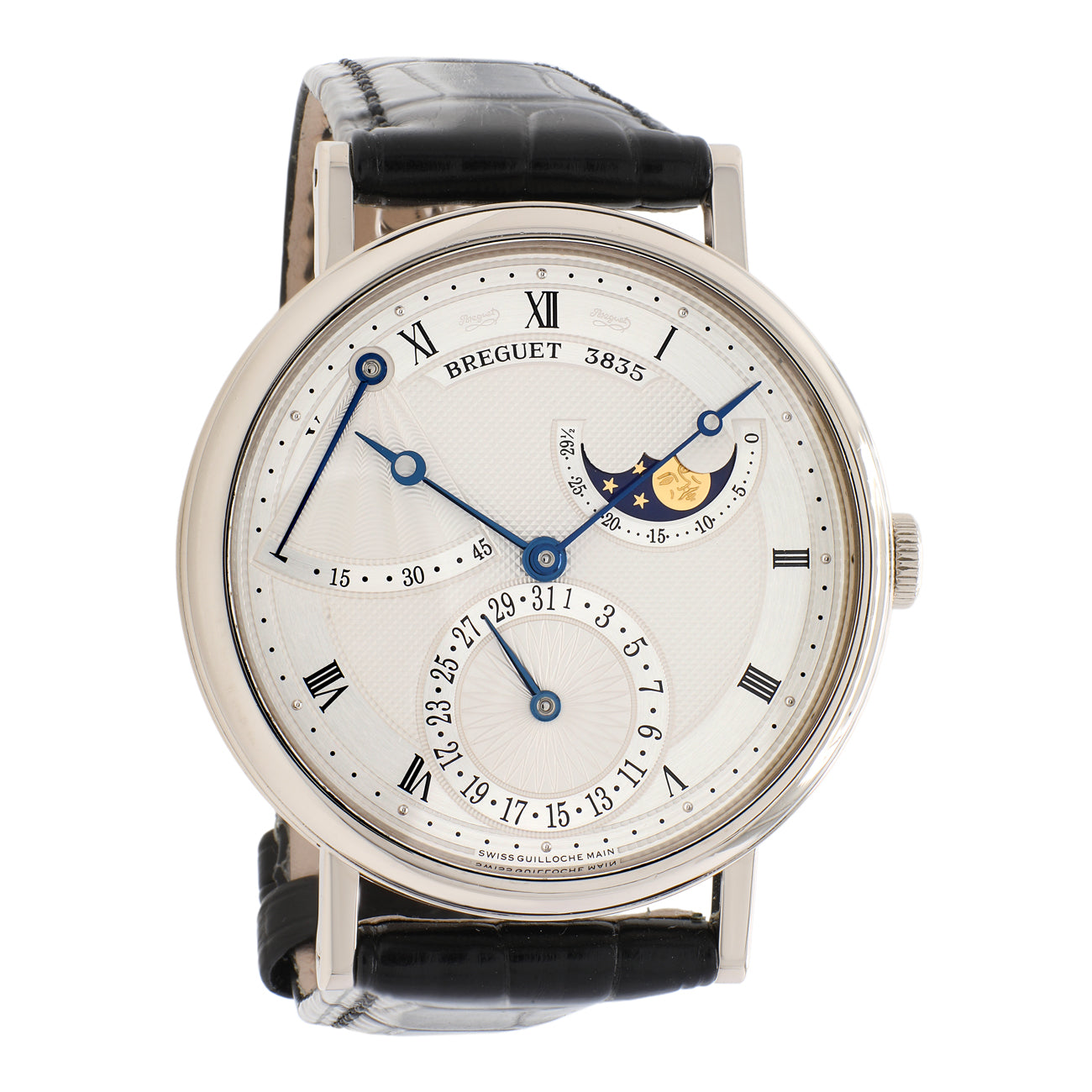 Exclusive Breguet 18K White Gold Classique 7137BB/11/9V6 — Front View