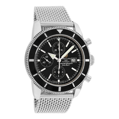 Exclusive Breitling Stainless Steel Superocean Heritage Chronograph A13320 — Front View