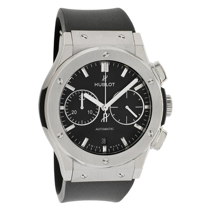 Exclusive Hublot Titanium Classic Fusion Chronograph 521.NX.1171.LR — Front View